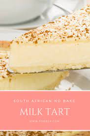 Easy No Bake Milk Tart Recipe African Dessert Tart Baking Milk Tart