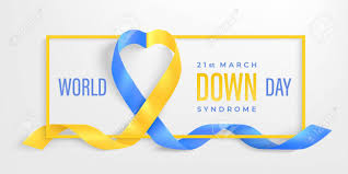 Down syndrome is a genetic disorder caused when abnormal cell division results in extra genetic material from chromosome 21. World Down Syndrome Day Horizontal Poster Photo Realistic Blue Yellow Ribbon And Frame On Light Background Vector Social Poster 21 March Is World Down Syndrome Day Awareness Ribbon Royalty Free Cliparts Vectors