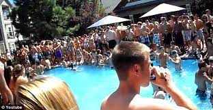 You can play water games, eat plenty of snacks, and hang out with friends and family. College Football Stars Among 4 Arrested And 10 Hospitalised After Up To 4000 Revellers Packed Out Of Control Facebook Pool Party Daily Mail Online