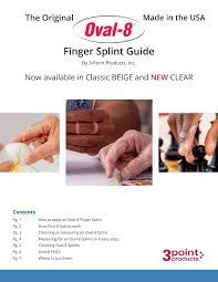 Oval-8 Finger Splints - Mobility Caring