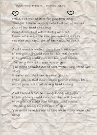 Foo Fighters Everlong Foo Fighters Everlong Favorite Lyrics Music Lyrics