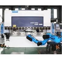 Yüksek kaliteli DELEM DA53T denetleyici 110T/3200 cnc pres fren ile akıllı  robotik cep