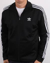 Adidas Originals Beckenbauer Track Top Black 80s Casual Classics