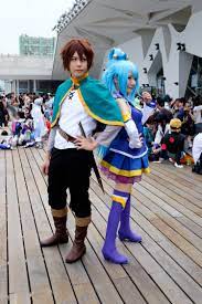 File:Cosplayers of Kazuma and Aqua, KonoSuba 20160507a.jpg - Wikimedia  Commons