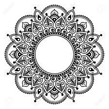 Hochwertige notizbücher zum thema henna muster von unabhängigen künstlern und designern aus aller welt. Dentelles Mehndi Tatouage Au Henne Indien Design Rond Ou Un Motif Indisches Henna Indische Muster Henna Tatowierung
