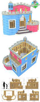 Wooden toys can become heirlooms that the family will cherish for generations. Princess Castle Plan Castle Plans Playset Plans Castle Playhouse
