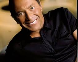 Signed ANKA Bright Blue Glass Beaded Dangle Necklace With Clear Rhinestones 