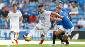 Rangers first half players were: Mjbq5e1ght C6m