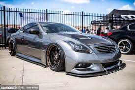 This one has been tastefully modified by its owner to improve performance on the racetrack while making minimal sacrifices for daily driving use. Vis Racing Ams Hood Carbon Fiber Infiniti G37 Q60 Coupe 09 15 Outcast Garage