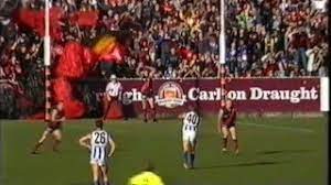 It was the 123rd annual grand final of the australian football league (formerly victorian football league), staged to determine the premiers for the 2019 afl season. 2001 Afl Round 16 Essendon Vs North Melbourne Youtube