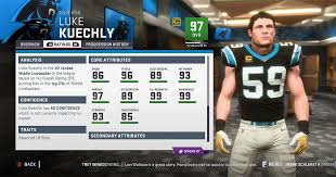 Madden 19 Carolina Panthers Player Ratings Roster Depth