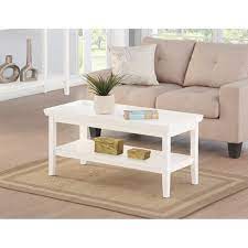A glass coffee table makes for an elegant, subtle addition to the room, while a coffee table with storage is perfect for creating space for a striking centerpiece. Convenience Concepts Ledgewood Coffee Table Walmart Com Walmart Com