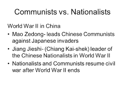 Chapter 33 Section 2 Communists Take Power In China Ppt