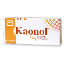 Por favor no te automediques. Kaonol Ivermectina 3 Mg 2 Comprimidos