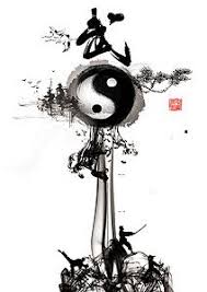 中华武术水墨太极八卦海报背景素材背景图片素材 chinese martial arts chinese art art