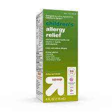 Cetirizine 5mg Allergy Relief Liquid Bubblegum 4 Fl Oz Up Up Allergy Relief Allergy Medicine Allergies