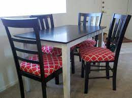 So There Re Upholstered My Dining Chairs Dining Chair Cushions Custom Dining Room Dining Room Seating