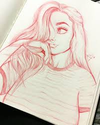 This is a blog for my sketches and doodles. Drawing Girl Tumblr Easy Face Drawing