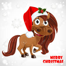 The royal family at christmas and new year. Cute Horse On Christmas Card Royalty Free Cliparts Vectors And Stock Illustration Image 22786873