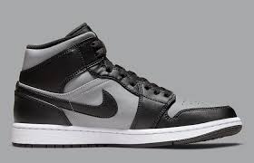 Air Jordan 1 Mid Black Red Grey 554724 096 Fastsole