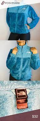 The North Face Baby Blue Fleece Athletic Jacket S Clothes Design Baby Blue Colour Baby Blue