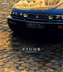 honda vigor mk3 japan brochure 1992 honda japan cars honda motors