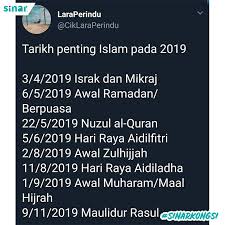Privasi anda halaman ini menerangkan dasar privasi yang merangkumi penggunaan dan perlindungan maklumat yang dikemukakan oleh. Sinar Tarikh Tarikh Penting Dalam Bulan Islam Facebook