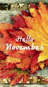 Hello November Hello November November Wallpaper Welcome November