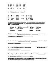 Honors chemistry final exam study guide and review packet final exam preparation there are many benefits to preparing for and taking a final packet answer key: Chemical Reactions Test And Practice Test With Answer Key By Paige Lam