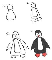 Hoe Teken Je Een Pinguin Ketnet Dieren Tekenen Easy Drawing Tutorial Eenvoudige Tekeningen