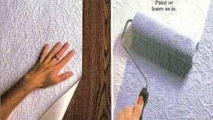 Wallpaper Liner Fix Rough Surfaces Paneling Makeover Faux Paint Finishes Wood Panneling