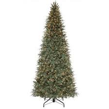 10 Ft Pre Lit Meadow Fir Quick Set Artificial Christmas Tree With Surebright Clear Lights Meat661 9ft Christmas Tree Christmas Tree Artificial Christmas Tree