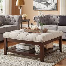 Homevance Tufted Upholstered Coffee Table In 2020 Coffee Table Upholstered Coffee Tables Upholstered Storage