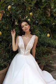 Luce Sposa Wedding Dresses 2021 Sorrento Italy Collection Dress For The Wedding Embellished Wedding Dress V Neck Wedding Dress Stylish Wedding Dresses
