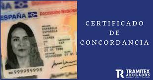 Estimados señores tengo una consulta, estoy haciendo el trámite de cambio de estado civil en mi dni y en el consulado de perú en italia me han dicho que este mismo demora 2 meses, es. Certificado De Concordancia Tramitex Abogados De Extranjeria