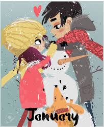 Téléchargez cette image gratuite à propos de licorne dessin mignon de la vaste bibliothèque d'images et de vidéos du domaine public de pixabay. Couple De Dessin Anime Mignon Hiver Avec Bonhomme De Neige Et Chien Clip Art Libres De Droits Vecteurs Et Illustration Image 89022632