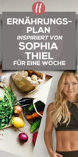 Sophia thiel ernährungsplan aus insgesamt 12 ernährungsvideos, die ihr jede woche passend zum training bekommt und einem ernährungshandbuch als pdf datei, lernt ihr viel über eine gesunde und ausgewogene ernährung, die bei fitness das a&o ist. Sophia Thiel Ernahrungsplan Gesundes Essen Fur Deine Fitness