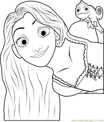 From the hit disney movie tangled, rapunzel and pascal the chameleon printable coloring page. Rapunzel And Pascal Coloring Page For Kids Free Tangled Printable Coloring Pages Online For Kids Coloringpages101 Com Coloring Pages For Kids