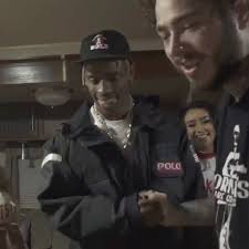 Travis Scott Surprises Post Malone with Postmates Delivery of Chick-fil-A