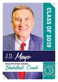 J.D. Mayo became the winningest coach in Dallas ISD history while leading  the boys basketball team during a 33-year span at Skyline High School. He  will be inducted into the Dallas ISD