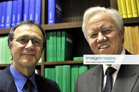 v.l.) Dr. Axel Schmidt-Liebig, Präsident des Finanzgerichts Saarbrücken,  und Dr. Wolfgang Spindler