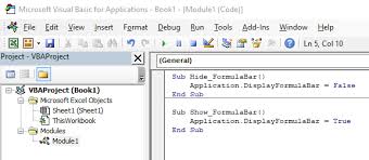 How To Make Excel Show Formula Bar Or Hide It