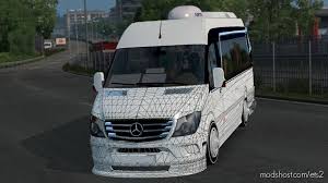 Download Mercedes Benz Sprinter 2017 Dolmus V1r20 1 36 Mod For Euro Truck Simulator 2 At Modshost Benz Sprinter Mercedes Benz Benz