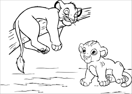 Find 25 free printable coloring pages of animals. Baby Lion Coloring Page Coloringbay