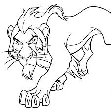 Timon and pumbaa meet friends. Scar Coloring Pages Coloring Home