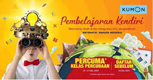 Dilancarkan pada 20 november 1999. Kumon Malaysia Tawarkan Kelas Percubaan Percuma Utusan Borneo Online