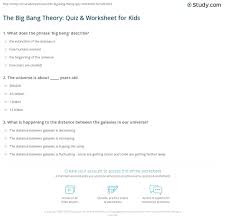 In this november trivia questions and answers, you will find that, in the julian and gregorian calendars, november is the eleventh month of the year, the fourth and last of four months with a length of 30 days, and the fifth and last of five months with a length of fewer than 31 days. The Big Bang Theory Quiz Worksheet For Kids Study Com