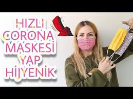 Maske Nasil Yapilir Evde Kolay Maske Yapimi Bes Dakika Maske Yaptim Youtube Maskeler Youtube Egitim