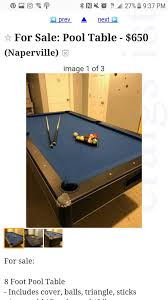 Https Chicago Craigslist Org Wcl Spo 6037956410 Html Pool Table Billiard Table Billiards