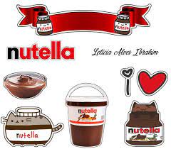 Topper Nutella Nutella Nutella Bottle Bottle Cake